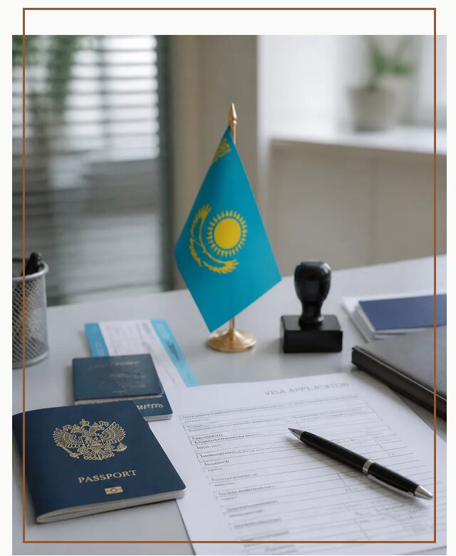Оформление визы в Казахстан для поездки и работы в Солнечногорске